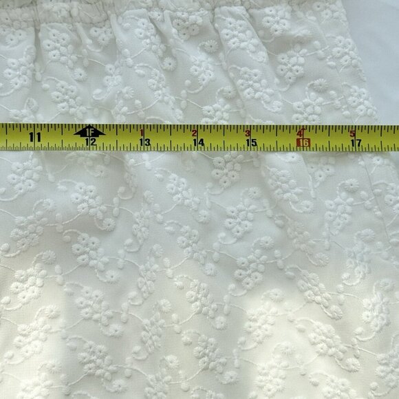 Ali & Jay Romper Lace Short White Boho Festival Bridesmaid Party Lined Medium - Picture 16 of 16